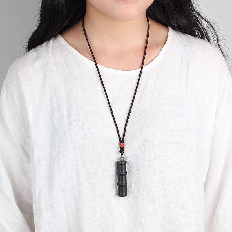 可打开装东西项链民族风毛衣链