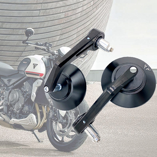 适用 凯旋660改装Trident660三叉戟手把镜反光镜摩托车通用后视镜