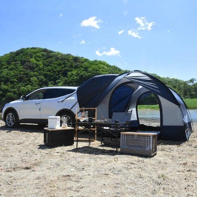 优品自驾游户外野营露营MPV轿车SUV车边车尾帐篷遮阳防雨防蚊牛津