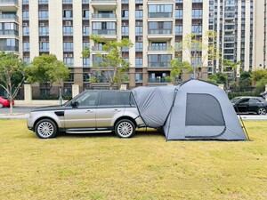 自驾旅游野营后备箱suv车后mpv车尾帐篷天幕严实防雨防蚊防晒外贸