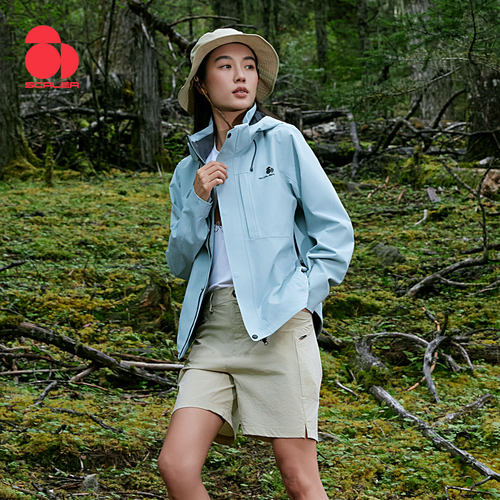 SCALER思凯乐户外冲锋衣男女25新款腋下拉链防风防水登山服外套