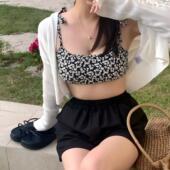 泳衣女新款 保守显瘦遮肚小胸可爱甜美学生温泉 性感碎花分体平角裤