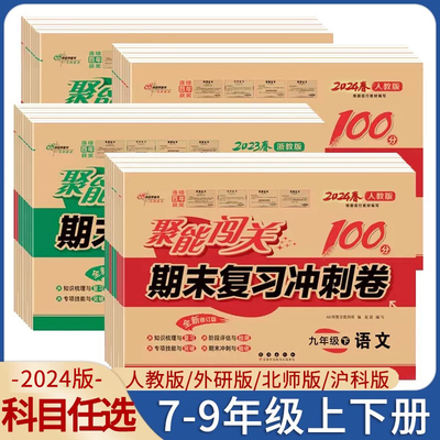 2024聚能闯关100分期末冲刺卷