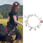 童趣粉色kt挂件金属裤 链极繁包包饰品合金卡通猫咪小挂件腰链项链