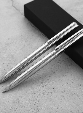 EOGO英爵金属圆珠笔中油原子笔黄铜笔旋转出芯G2规格芯