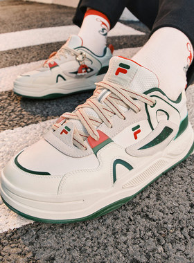 Fila/斐乐BANK II XMAS酷板鞋女子潮流运动滑板生活鞋T12W512904F