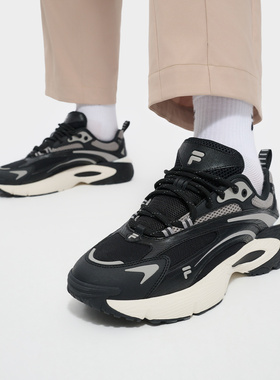Fila/斐乐RING跑步鞋男女鞋2025春季新款休闲运动鞋鞋T12M511105F