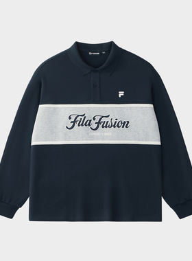 Fila/斐乐秋季新款男女同款户外潮流运动宽松长袖POLOT11U532202F