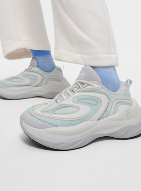 FILA/斐乐BUZZARD陨石鞋女子厚底运动鞋低帮系带T12W441119F