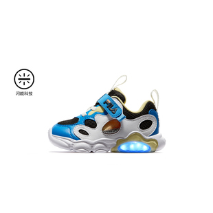 Fila/斐乐冬季新款男婴幼童欧姆蛋户外时尚运动闪灯鞋K13B611601F