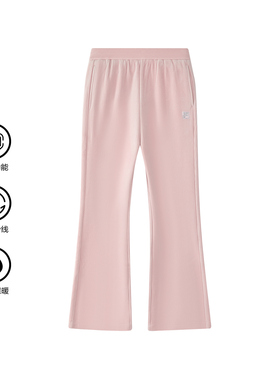 Fila/斐乐2025冬季新款女中大童舒适时尚生活针织长裤K12G542602F
