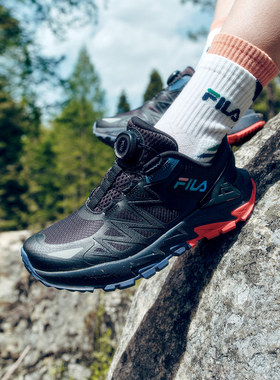 Fila/斐乐CHITA DASH 4灵豹4代男中大童儿童户外鞋K15B532503F