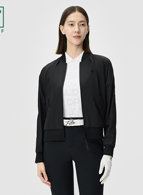 Fila/斐乐秋季新款女子户外时尚休闲高尔夫梭织外套A11W525709F
