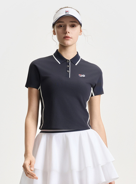 Fila/斐乐夏季新款女子户外时尚休闲场下网球短袖POLOA11W523120F