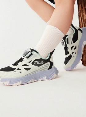 Fila/斐乐秋季CHITA DASH 4灵豹4代女小童儿童户外鞋K14G532503F