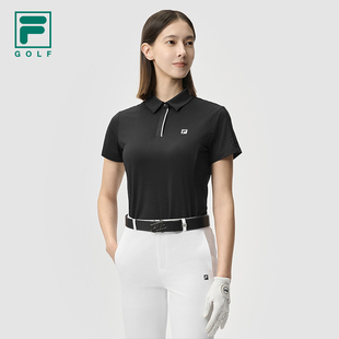 斐乐夏季 女子户外时尚 Fila 新款 A11W525102F 休闲高尔夫短袖 POLO衫