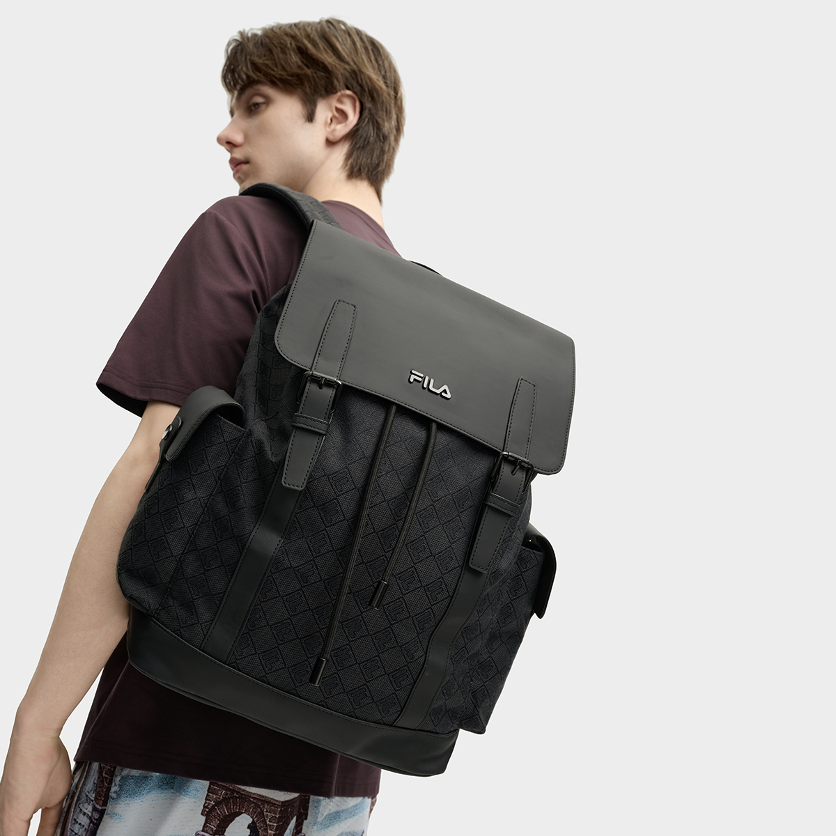 斐乐秋季新款男子时尚休闲背包