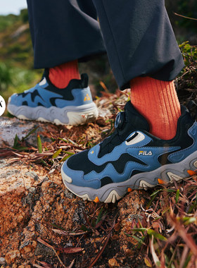 Fila/斐乐秋季TGR 2虎爪2代男中大童旋钮儿童户外鞋K15B512504F