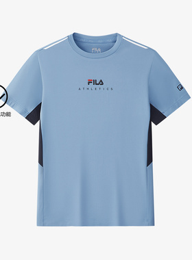 Fila/斐乐夏季新款男中大童户外休闲运动短袖T恤衫K62B523101F