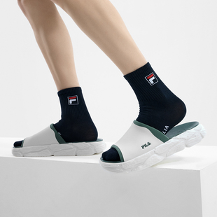 Fila/斐乐2025年夏款新款男子运动休闲舒适厚底拖鞋F62M522584F