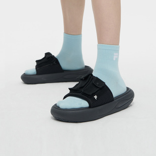 Fila/斐乐ZIP UP SLIPPER夹芯鞋男子户外潮流运动拖鞋T12M421507B