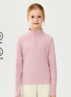 Fila/斐乐秋季新款女中大童户外时尚休闲运动长袖T恤K12G543248F