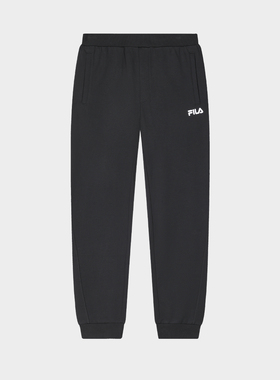 Fila/斐乐男子时尚针织长裤松紧运动束脚裤宽松F11M349611F