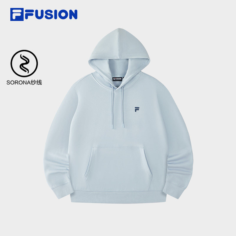Fila/斐乐FUSION男子连帽卫衣时尚休闲舒适针织上衣T11M643203F