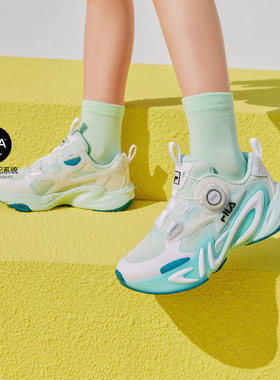 Fila/斐乐夏季新款男女童户外时尚休闲运动复古跑鞋K65G421107A