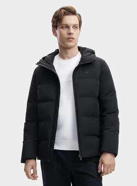 FILA/斐乐2024秋冬新款男连帽保暖羽绒服运动休闲外套F61M442908A