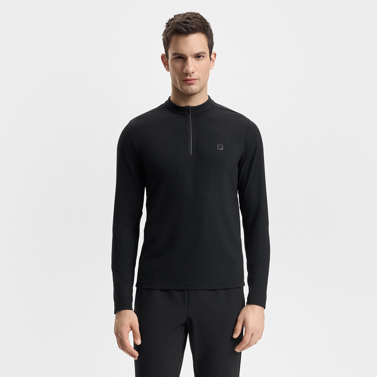 Fila/斐乐秋季新款男子户外时尚休闲场下健身长袖T恤A11M511207F