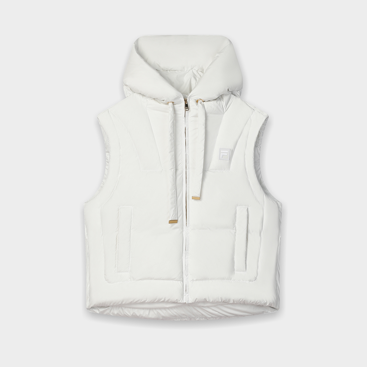 斐乐冬季女子时尚休闲羽绒马甲