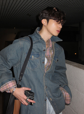 junmanner 翻领美版潮牌高级感痞帅小众夹克春秋季男生高级感外套