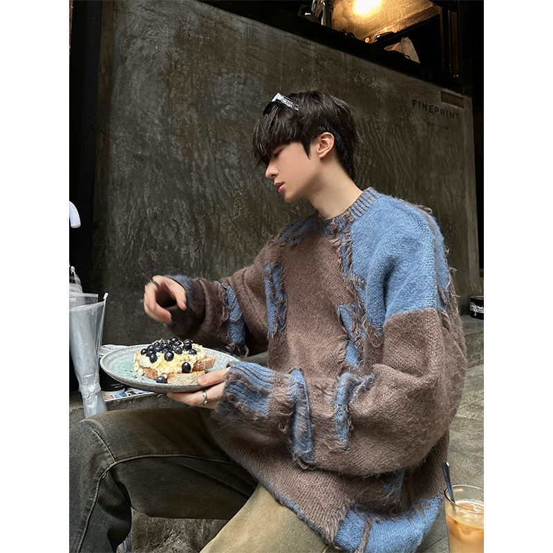 jmhomme2024款冬季男圆领毛衣