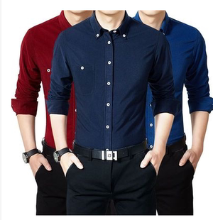 Plaid men Men for shirts Cotton Casual Shirt Fashion 男衬衫