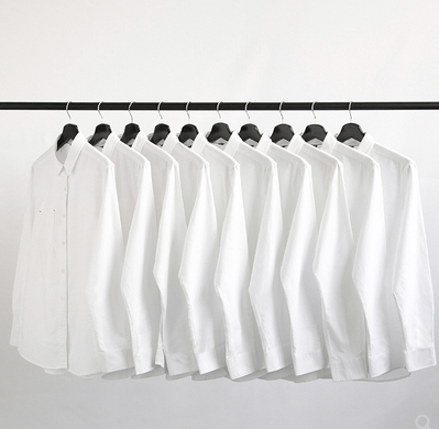 样板房衣帽间展厅样品衣服橱柜卧室衣柜装饰白衬衫摆件软装道具男