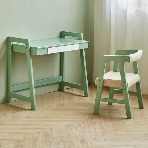 丹叶实木可升降儿童学习桌