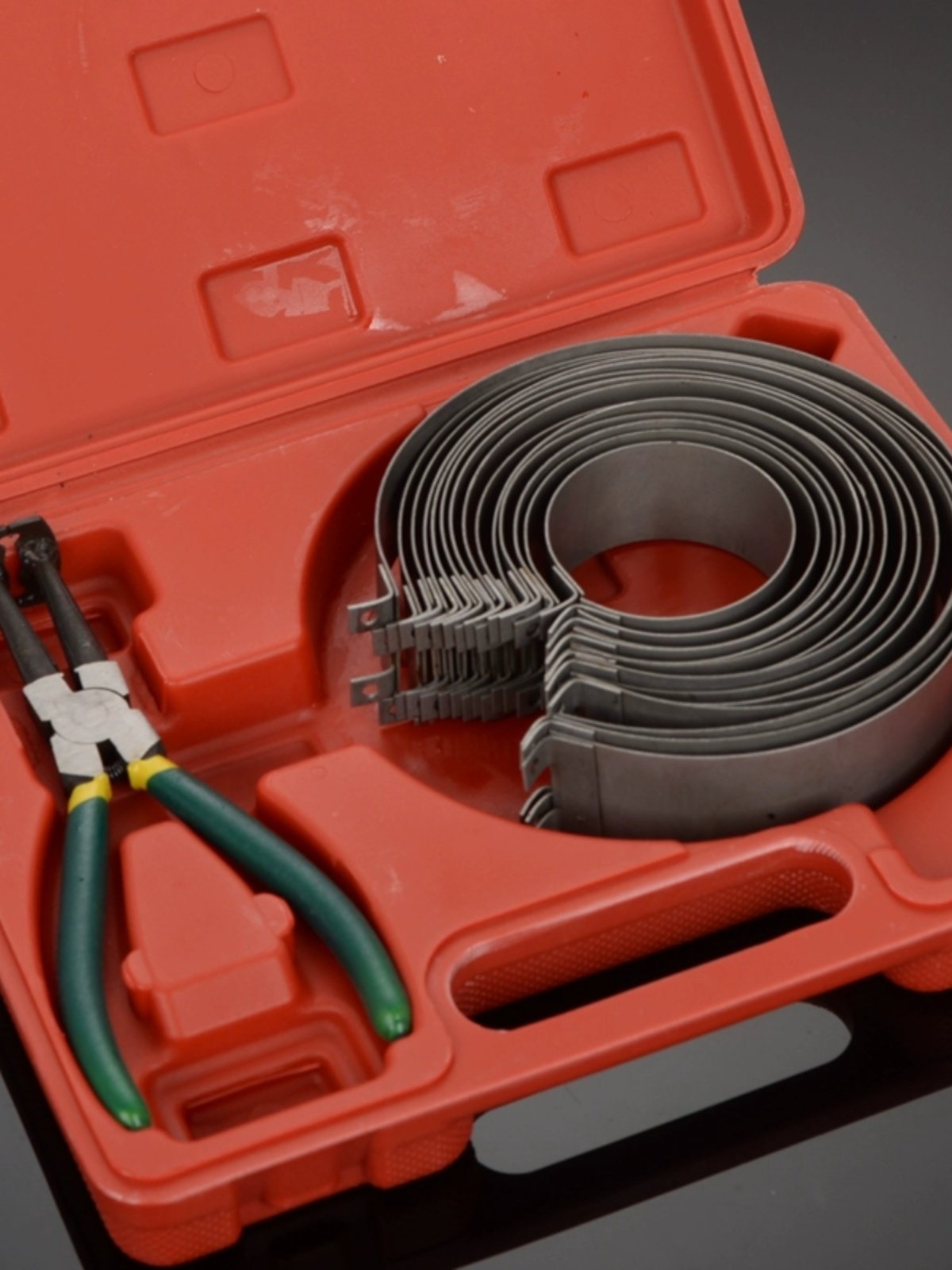 活塞环安装工具汽车活塞压缩器活塞环拆装钳子通用活塞环紧箍自动