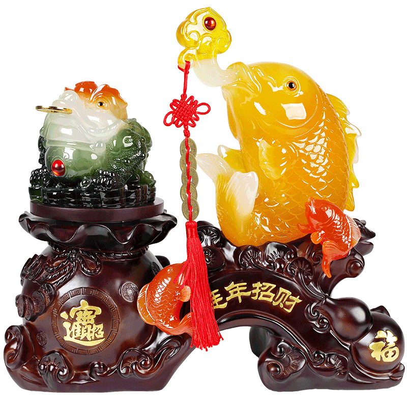 年年有余客厅电视柜乔迁新居礼品