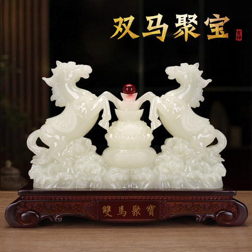 新款立马发财招财马摆件