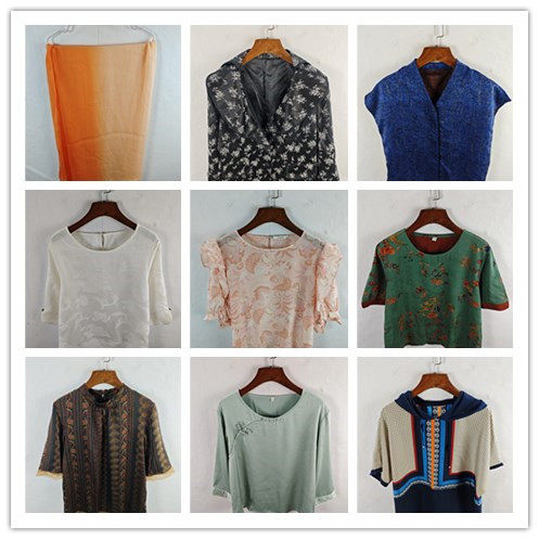 古着孤品春厦装港味油画碎花波点香云纱桑蚕丝衬衫女真丝