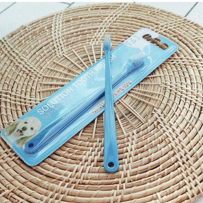 叮咚派宠物牙刷猫狗通用蓝色精致牙刷小头牙刷口腔清洁护理用品