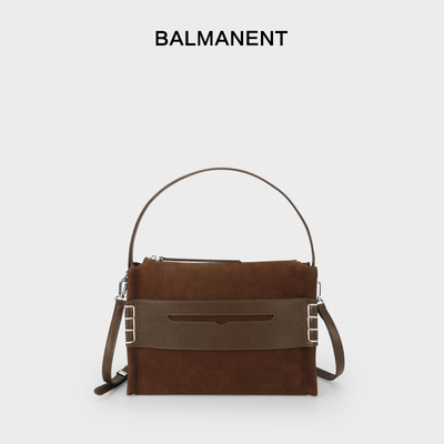 巴玛特2025新款女士单肩包真皮斜挎包休闲百搭小挎包时尚潮流包包