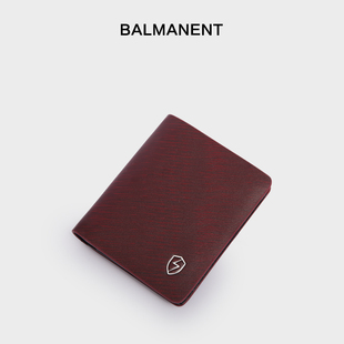 钱包真皮正品 巴玛特男士 高档品牌实用型商务牛皮皮夹 Manent Bal