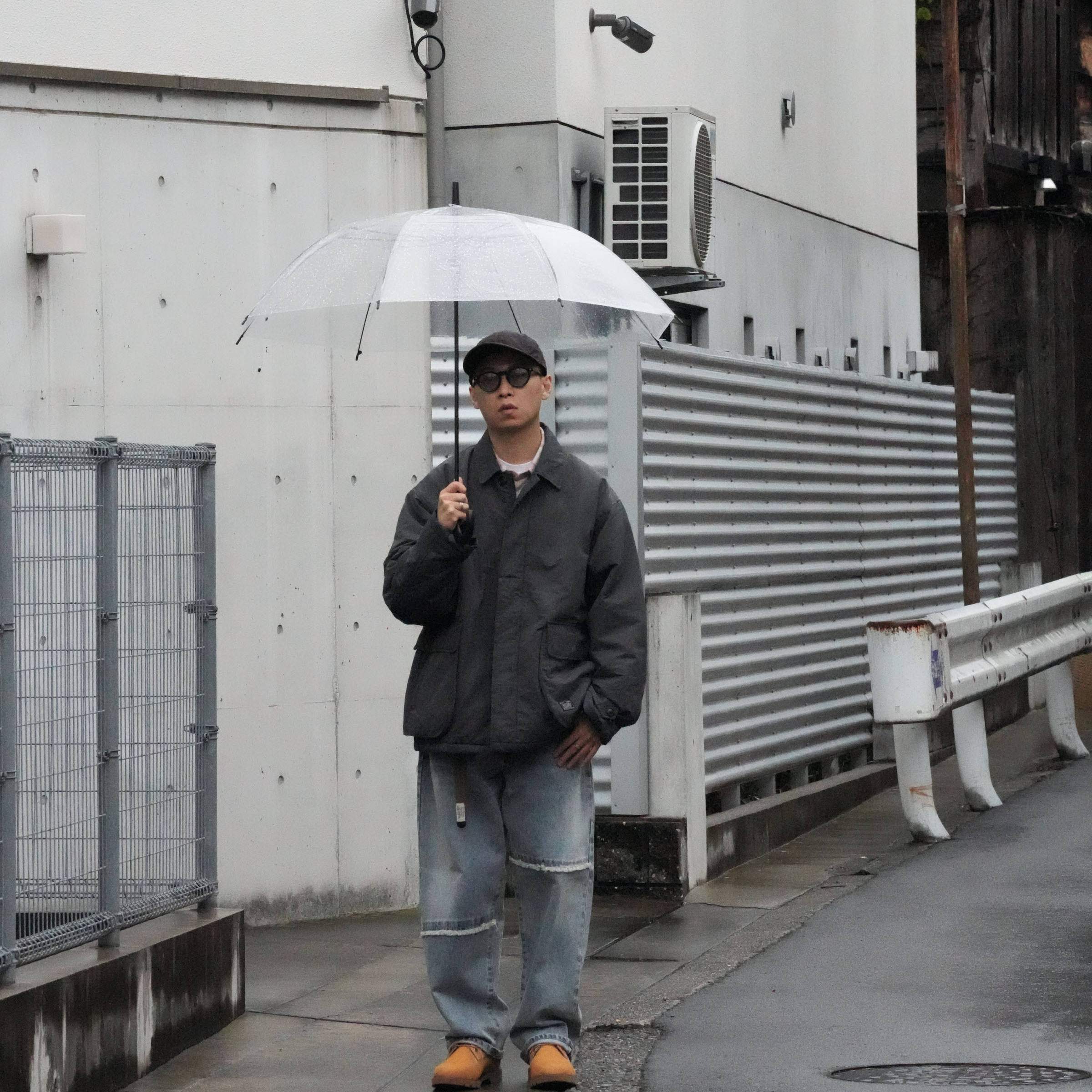 UNITELIFE25AW主线 改良4.1赤耳破坏拼接流苏水洗牛仔裤14.5OZ