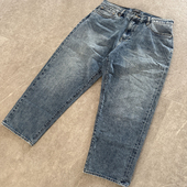 14OZ牛裤 UNITEINDIGOJEANS 6.5代红边赤耳水洗锥形微跨牛仔长裤