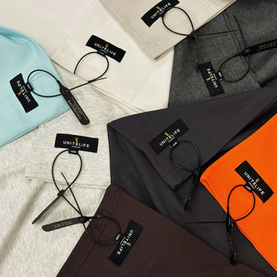 UNITELIFE25SS主线 定番290g空气棉刺绣U标短袖打底T恤