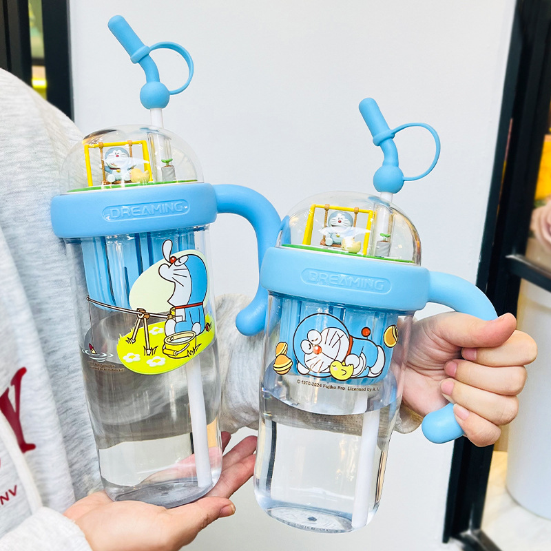 多啦A梦创意景观杯冰霸杯大容量