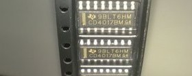 贴片 CD/HCF4017 逻辑芯片 十进制计数器 10输出 SOP-16