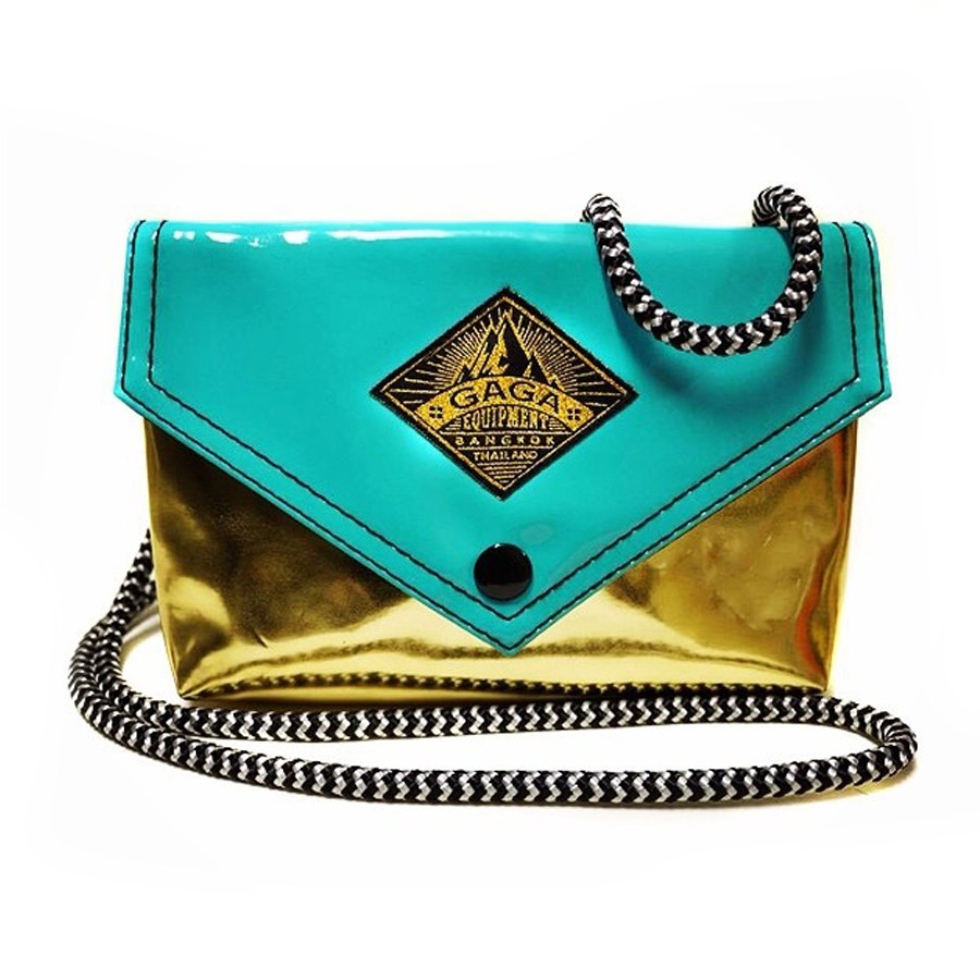 泰国潮牌gaga包mini bag金标限量版迷你斜挎包手机零钱卡包酒神包